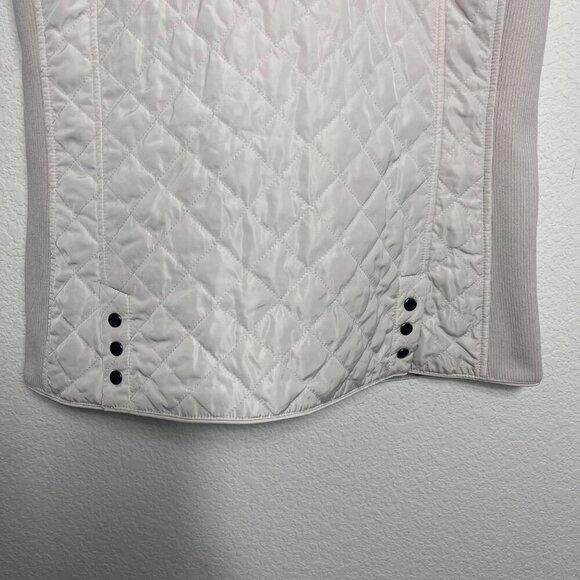 41 Hawthorn Quilted Zip-Up Vest – Size Large – Cream - Picture 12 of 13